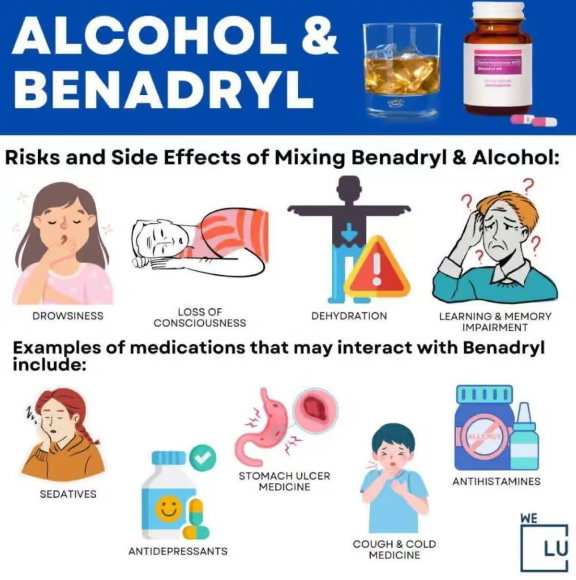 benadryl and alcohol