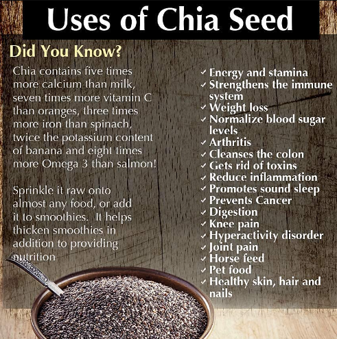 chia seeds benefits