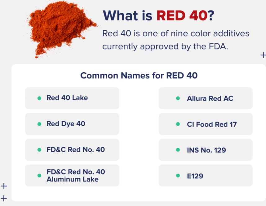 is red 40 bad for you