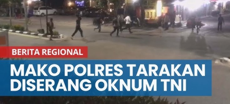 Mapolres Tarakan Diserang Oknum