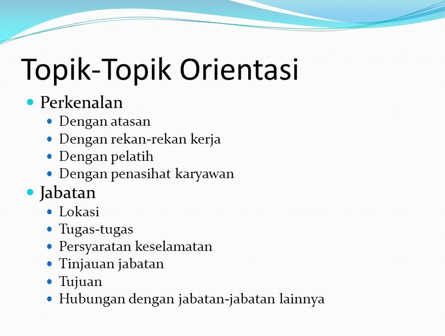 Orientasi Adalah